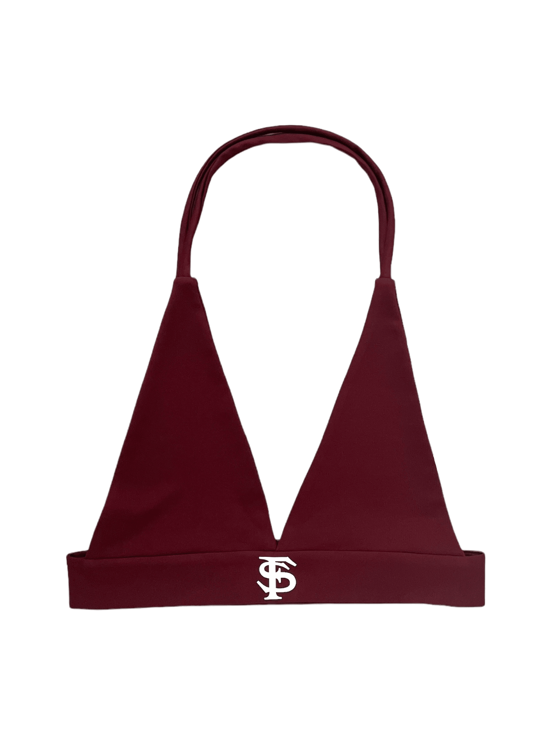 Custom Maroon Halter