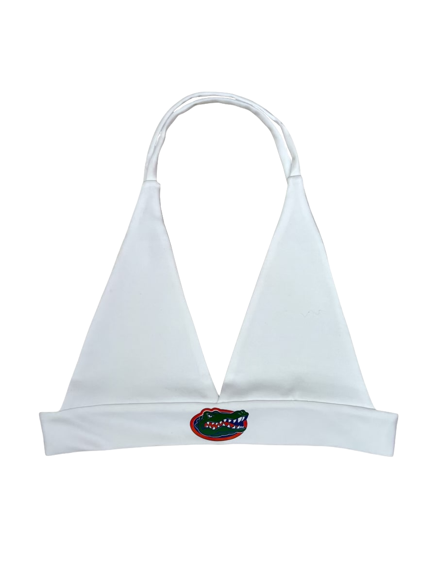 Custom White Halter