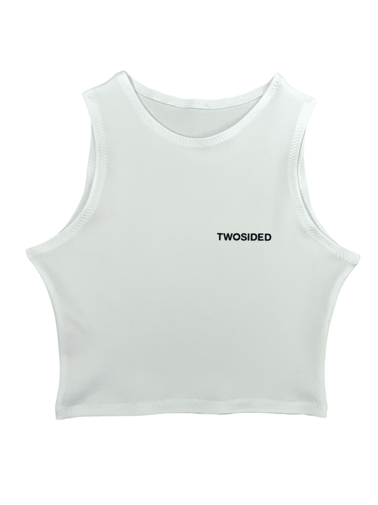 Twosided White Tank Top